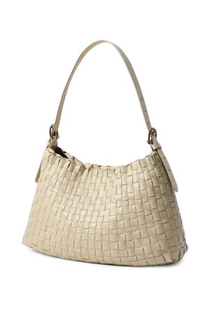 Pearl white Hobo Salvage shoulder bag DRAGON DIFFUSION | 8170DGS5MATPEARL